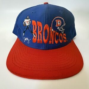 Vintage Denver Broncos John Elway SnapBack Cap